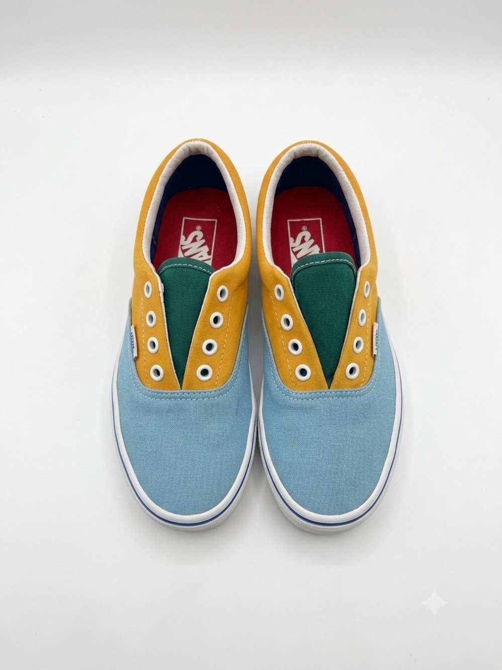 Vans Multi-Color Canvas Slip-On —  Unisex Sizes Men’s 5.5 & Women’s 7.0